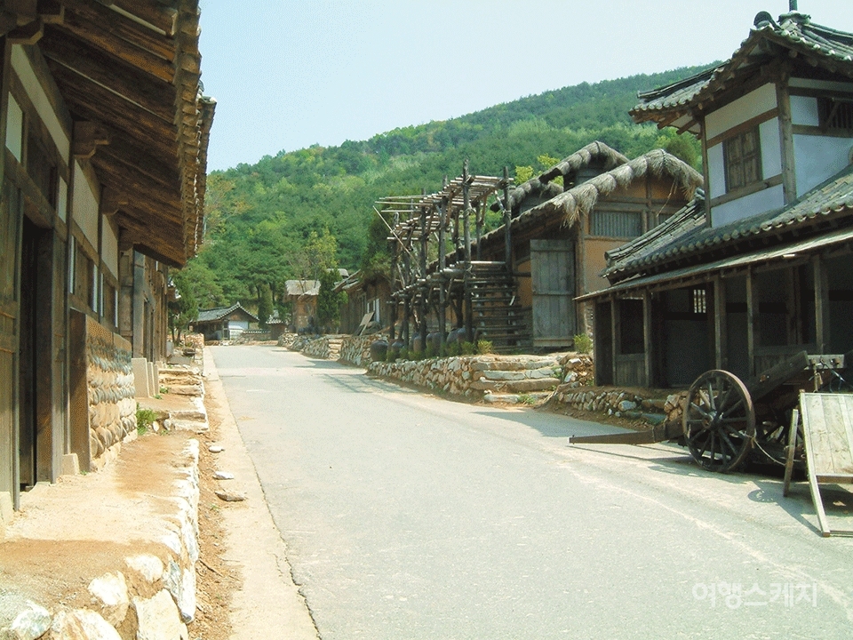 드라마 태조 왕건 촬영지. 2003년 8월. 사진 / 이민학 기자