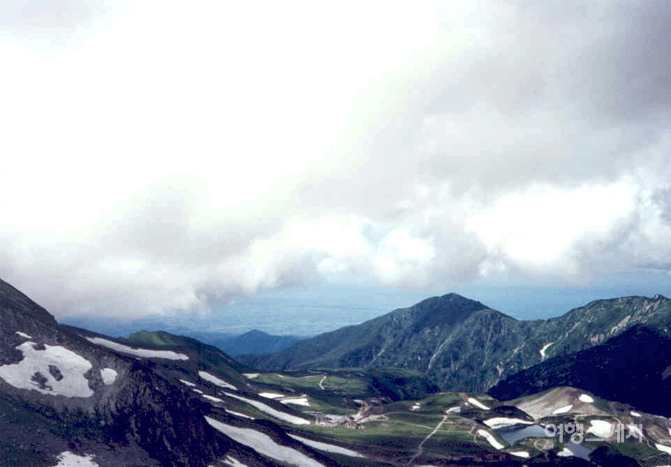 다테야마 구름. 2003년 12월. 사진 / 박종철