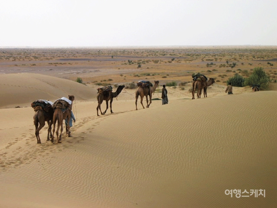 시작부터 만만치 않았던 인도사막여행. 2004년 6월. 사진 / 이분란 객원기자
