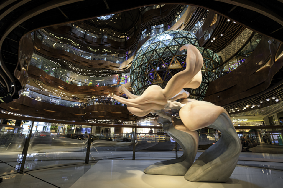 마르게리트 위너의 조각 작품 The Dancers III & IV. 사진 / 홍콩관광청