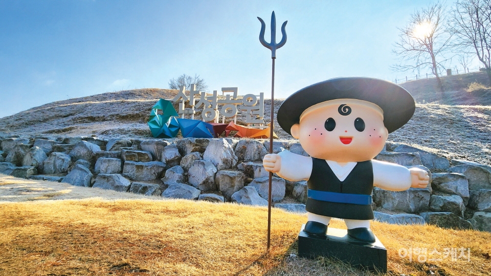조선시대의 교통과 군사 요충지였던 선성산성은 공원으로 조성된 멋진 산책 코스다. 사진 / 이해열 기자