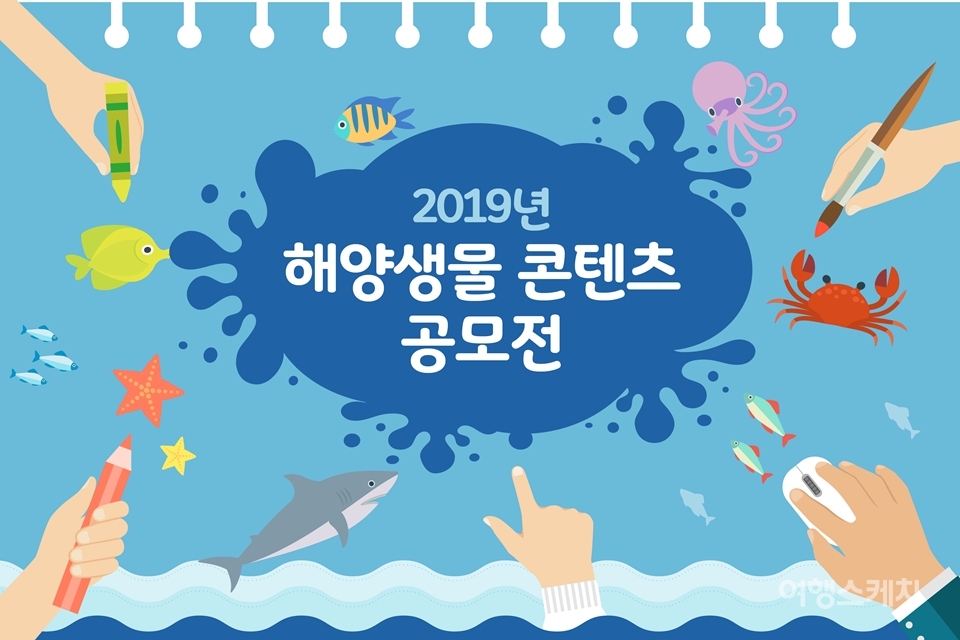 '2019년 해양생물 콘텐츠 공모전' 홍보 이미지. 자료 / 해양수산부